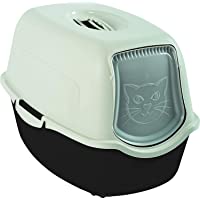 Los mejores  - Rotho Bailey- Caja de arena con capucha y solapa- Plástico PP sin BPA- antracita- blanco- 56.0 x 40.0 x 39.0 cm